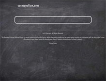 Tablet Screenshot of cosmopolian.com